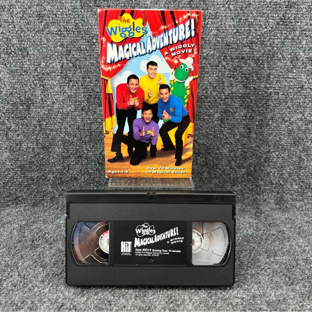The Wiggles Magical Adventure (2003) VHS - Kids Movie Songs Friendship Birthday